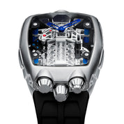 Montres Prestige X Invicta X Invicta Automatic Men's Watch W/ Skeleton Dial - 44mm, Black (MPW-0153)