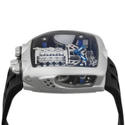 Montres Prestige X Invicta X Invicta Automatic Men's Watch W/ Skeleton Dial - 44mm, Black (MPW-0153)