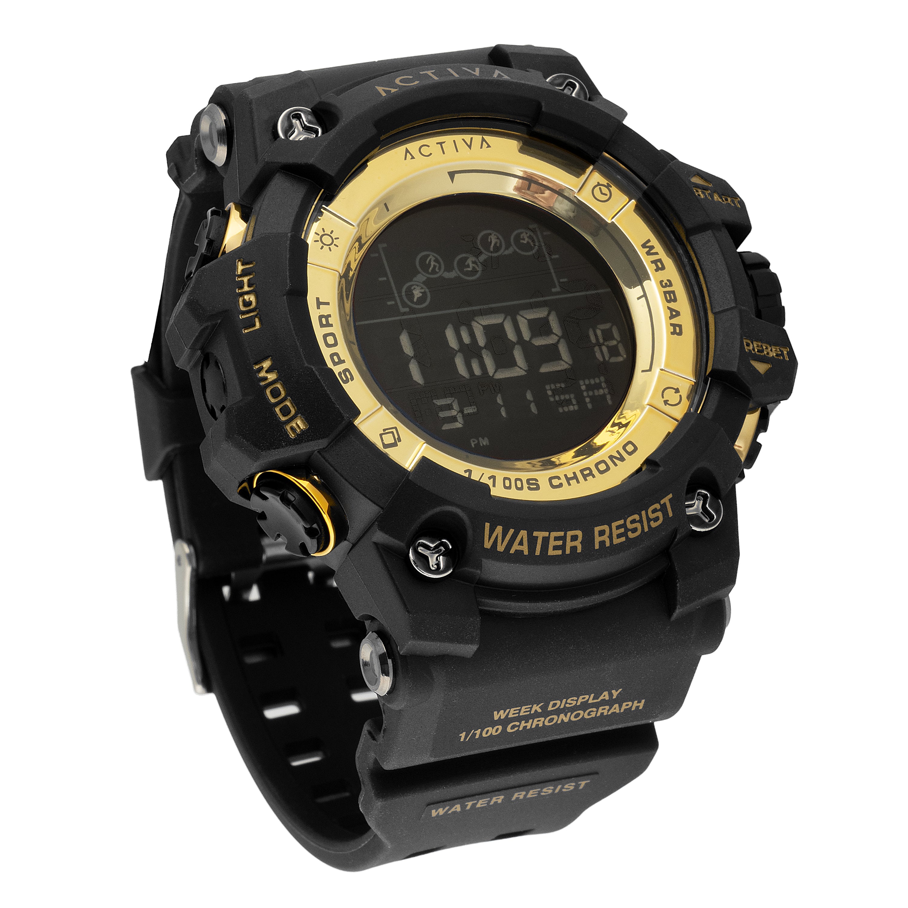 Activa Summit X Invicta Men's Digital Watch - 50mm. Black (ACW8082-005)
