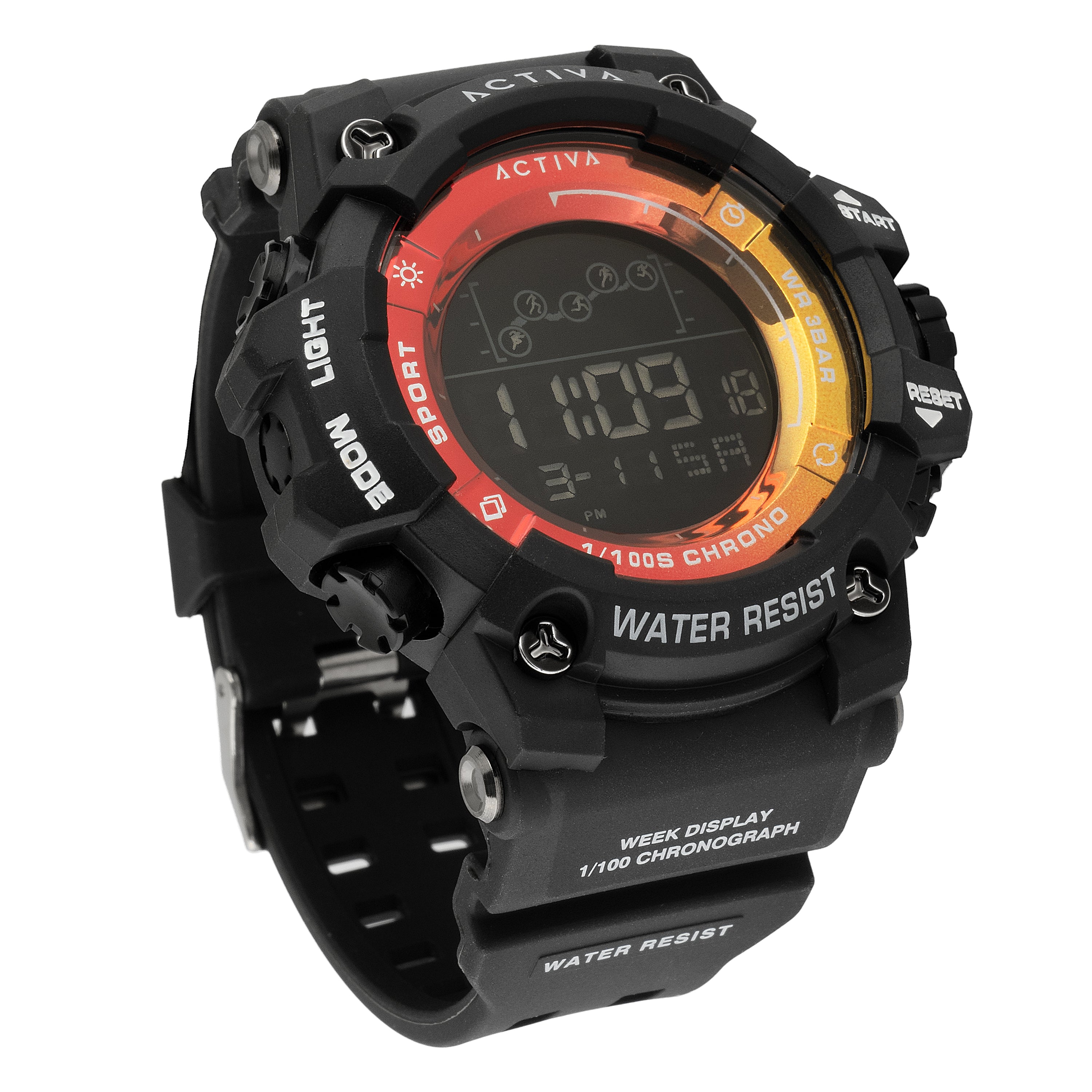 Activa Summit X Invicta Men's Digital Watch - 50mm. Black (ACW8082-007)