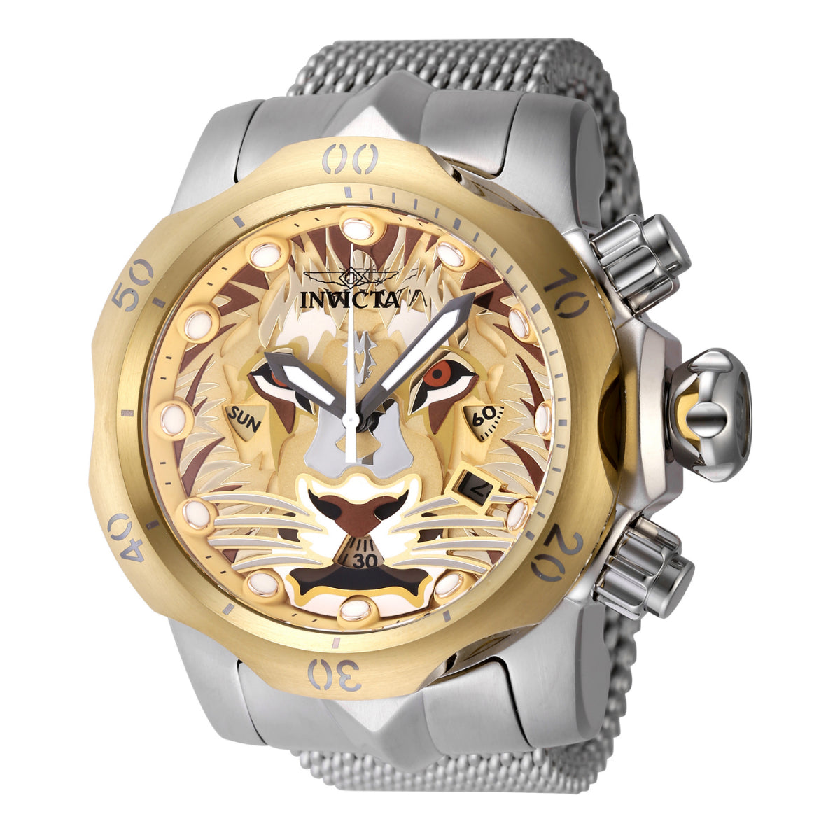 Invicta Venom Swiss Ronda Z60 Caliber Men's Watch - 53.7mm, Steel (ZG-48171)