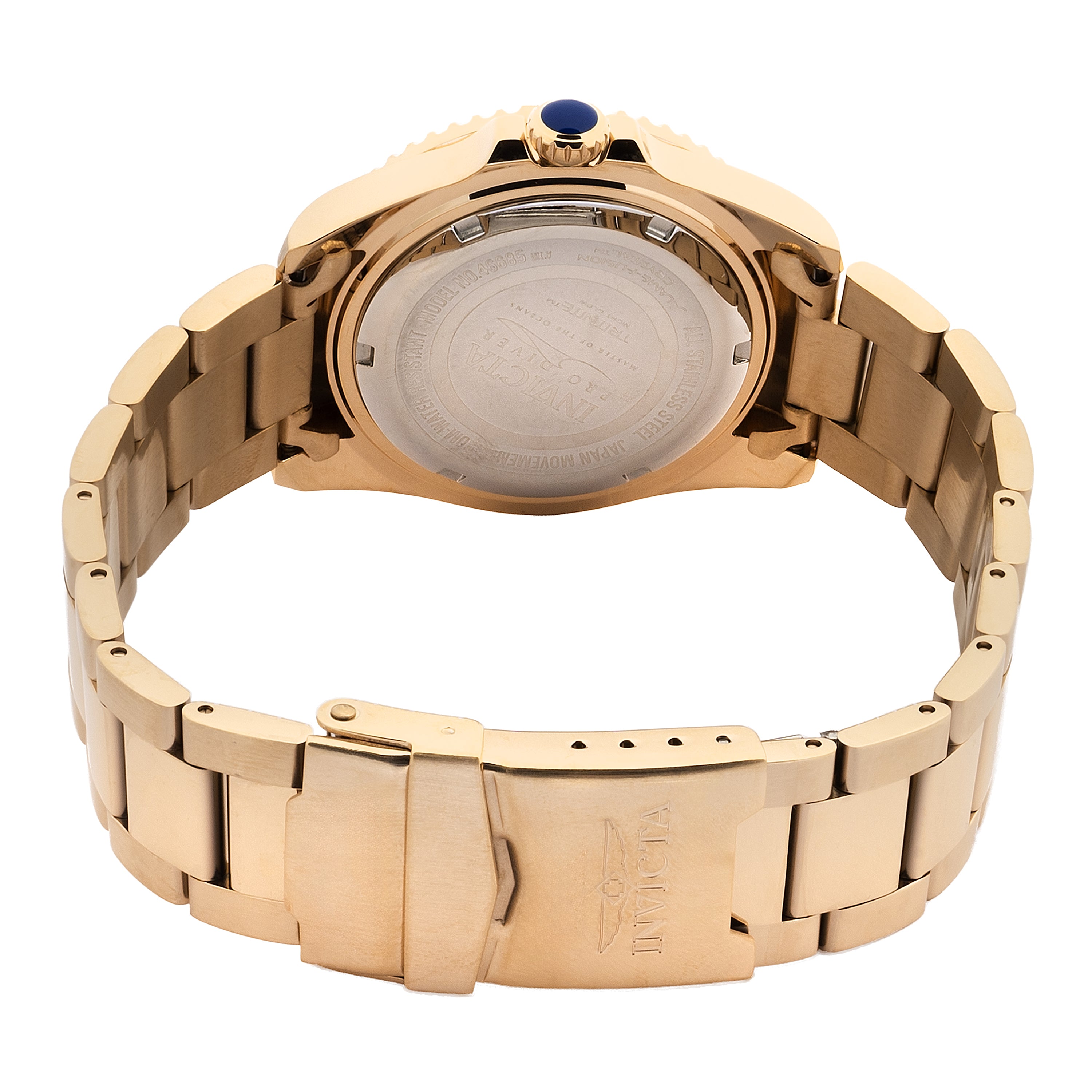 Invicta Pro Diver Unisex Watch - 38mm, Gold (46688)
