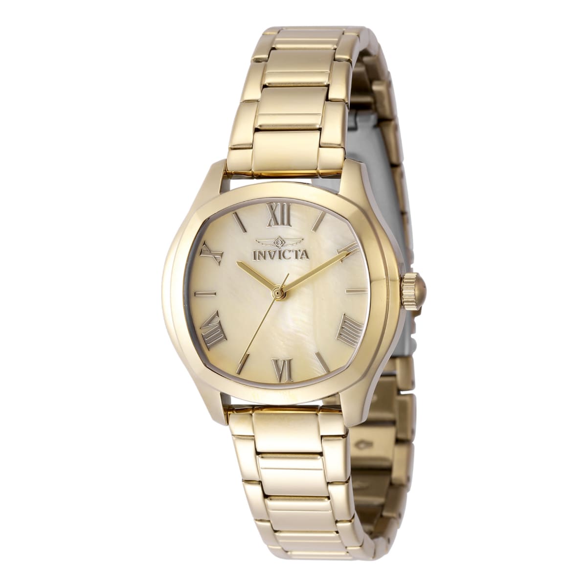 Open Box Invicta Wildflower Women's Watch w/ Mother of Pearl Dial - 32.5mm, Gold (AIC-48235)