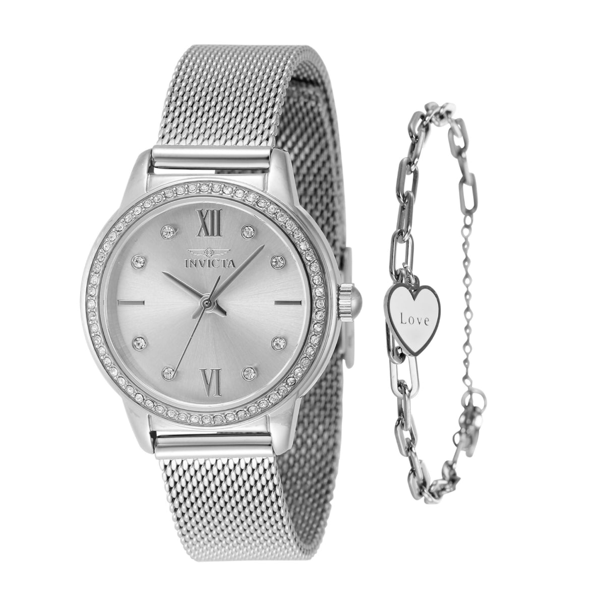 Invicta Angel Women's Watch - 30mm, Steel With Bracelet Set (48252)