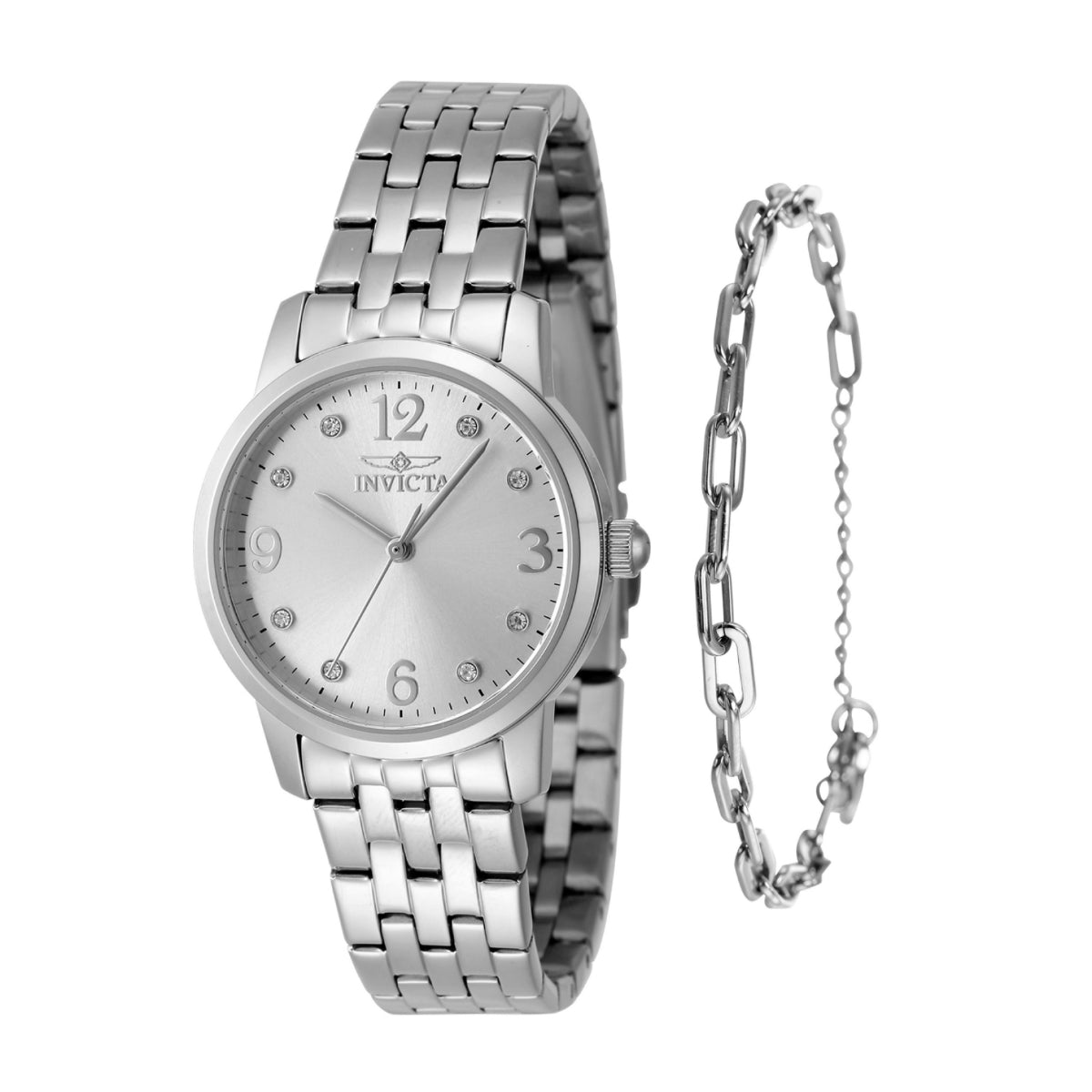 Invicta Angel Women's Watch - 32mm, Steel With Bracelet Set (48255)