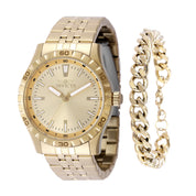 Invicta Specialty Luvenza Men's Watch - 42mm, Gold With Bracelet Set (48283)