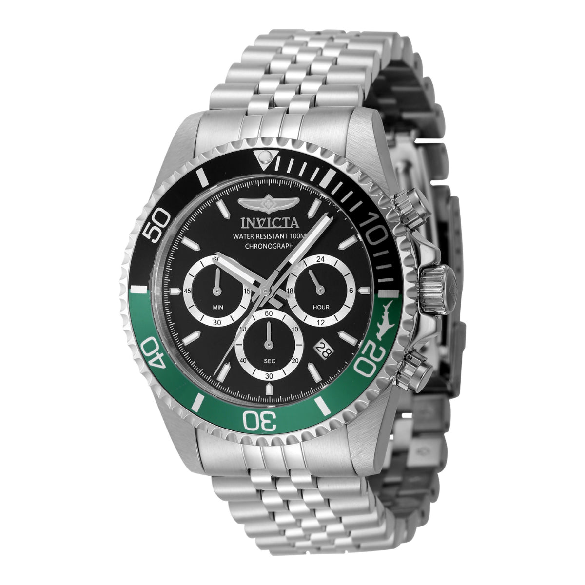 Invicta Men's 48380 Pro Diver Quartz Chronograph Black Dial Watch (ZG-48380)