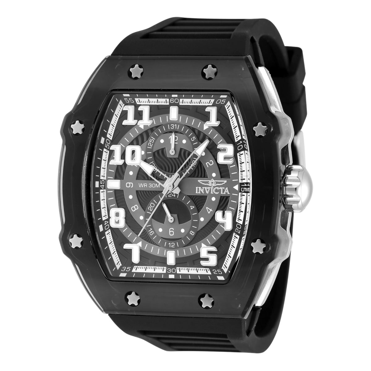 Invicta Racing Cyclone Men's Watch - 48.5mm, Black (48450)
