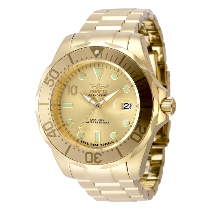 Invicta Grand Diver Gold Rush Edition Automatic Men's Watch - 47mm. Gold (48705)