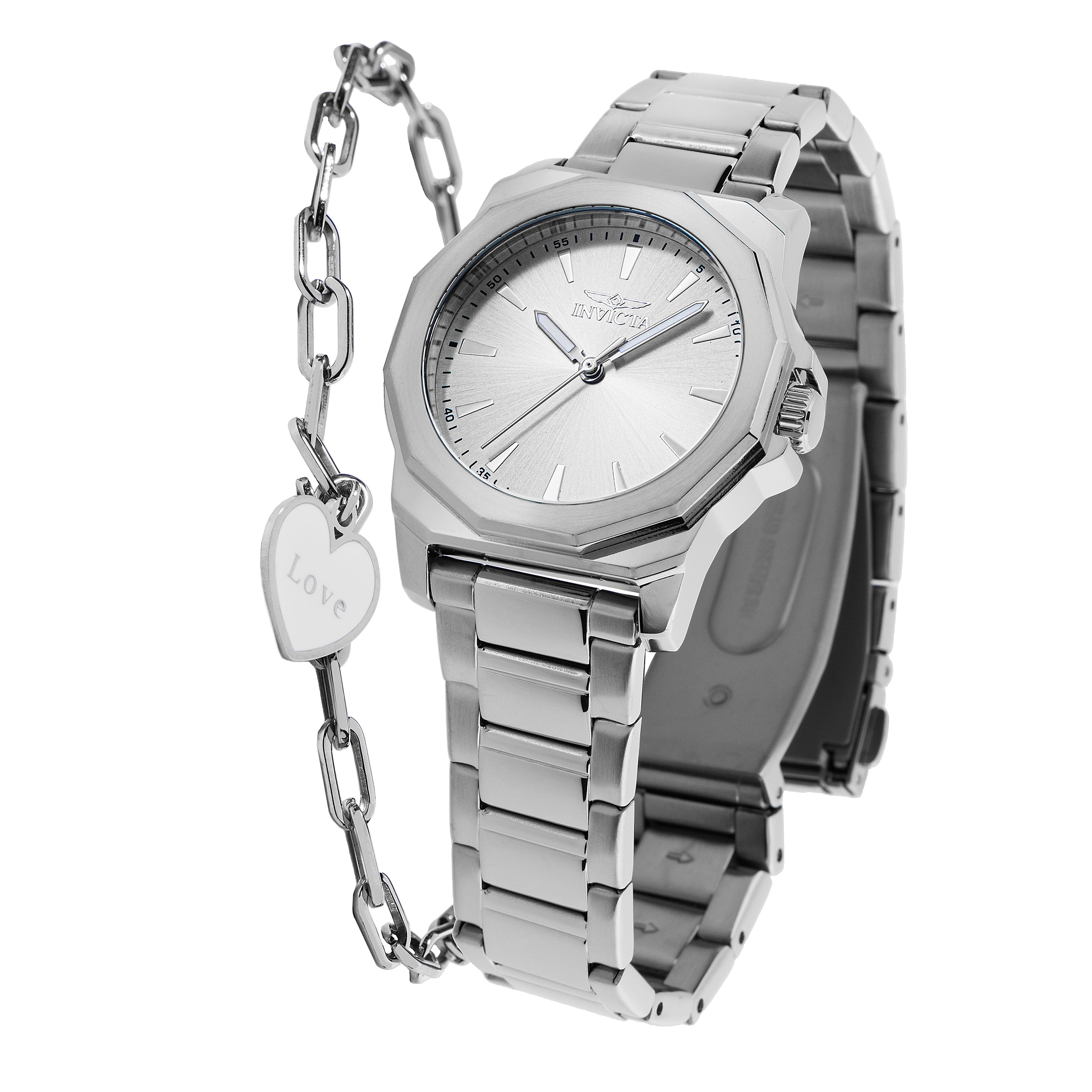 Invicta Speedway Coeurlyn Women's Watch - 34mm. Steel With Bracelet Set (48577)