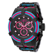 Invicta Bolt South Beach Swiss Ronda Z60 Caliber Men's Watch - 53mm. Hot Pink. Blue. Black (48605)