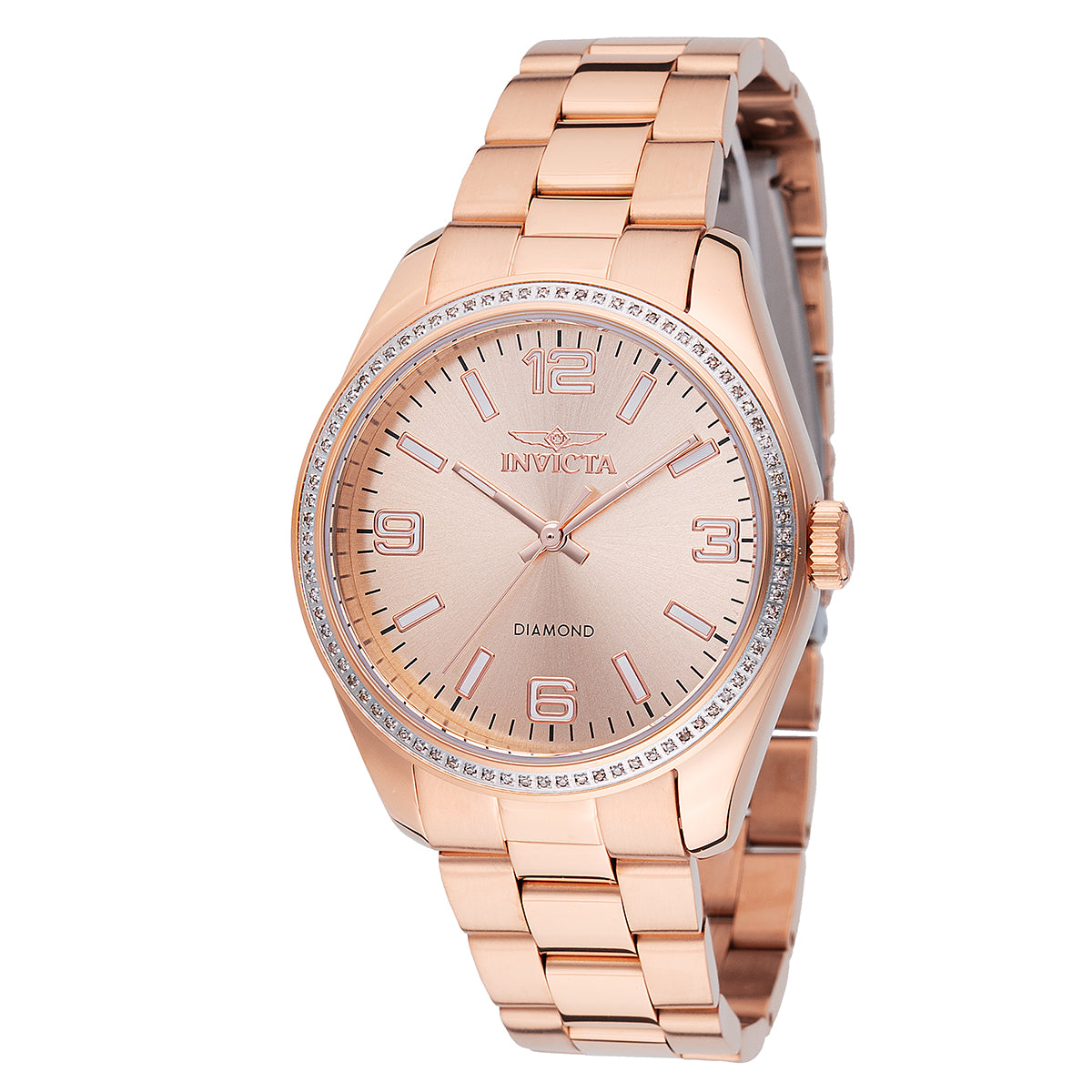 Invicta Elite Diamond 0.28 Carat Diamond Women's Watch - 36mm. Rose Gold (48742)
