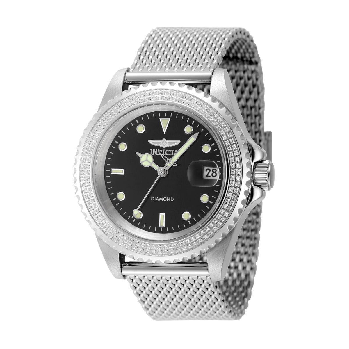 Invicta Elite Diamond 0.59 Carat Diamond Automatic Men's Watch - 40mm, Steel (48743)