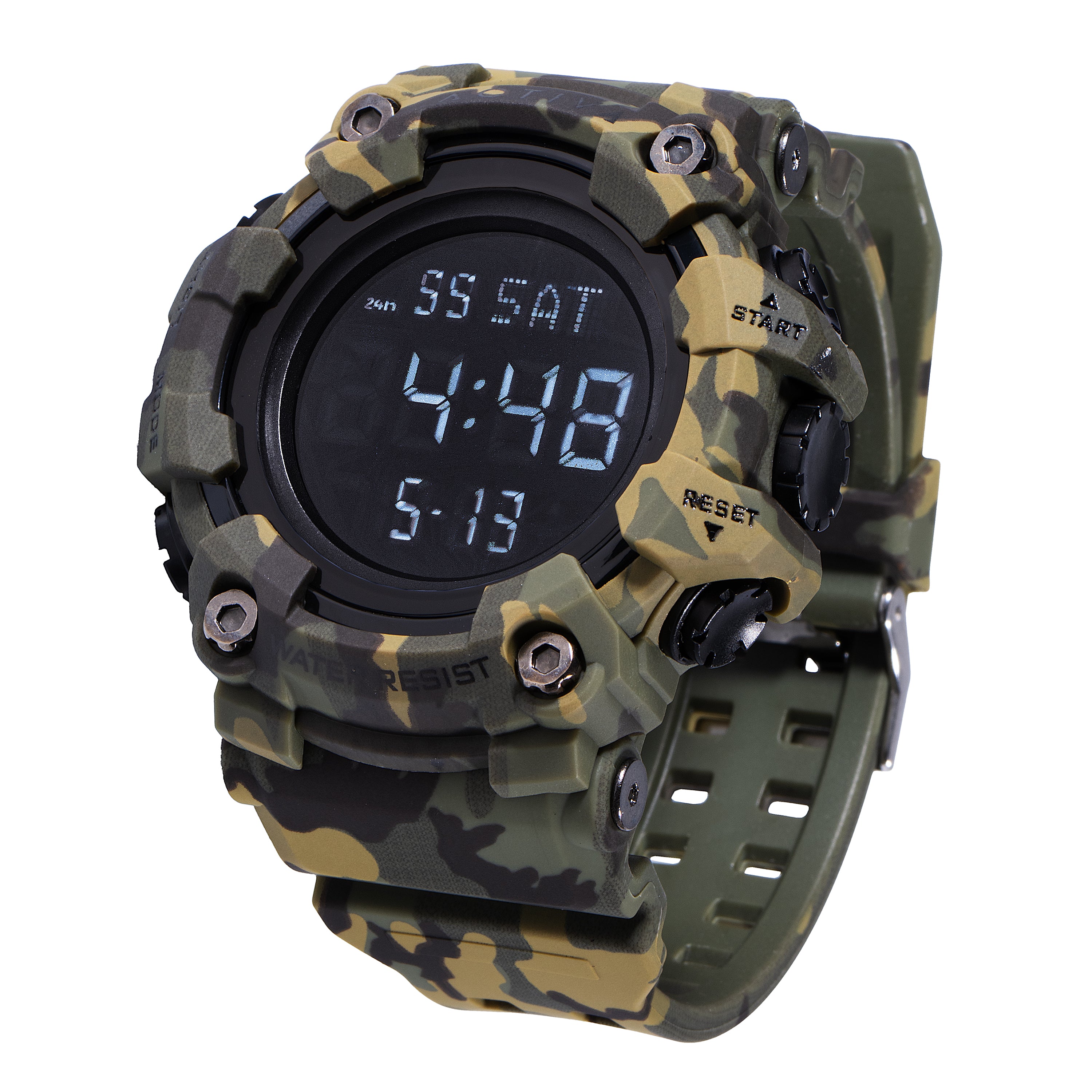 Activa Hexstrike X Invicta Digital Men's Watch - 56mm. Camouflage. Green (ACW1968-001)