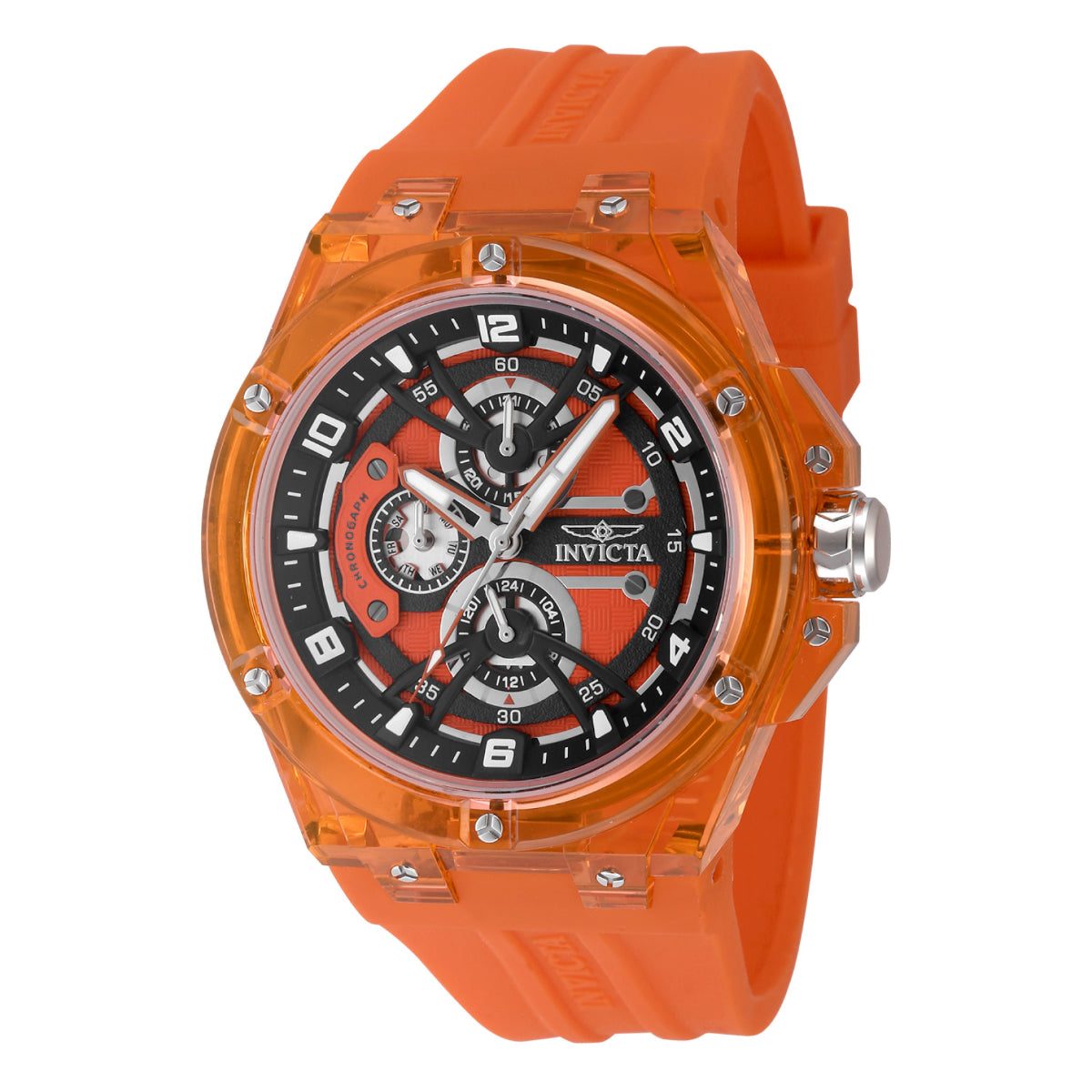 Invicta Racing Saphirex Men's Watch - 46mm. Orange (48799)