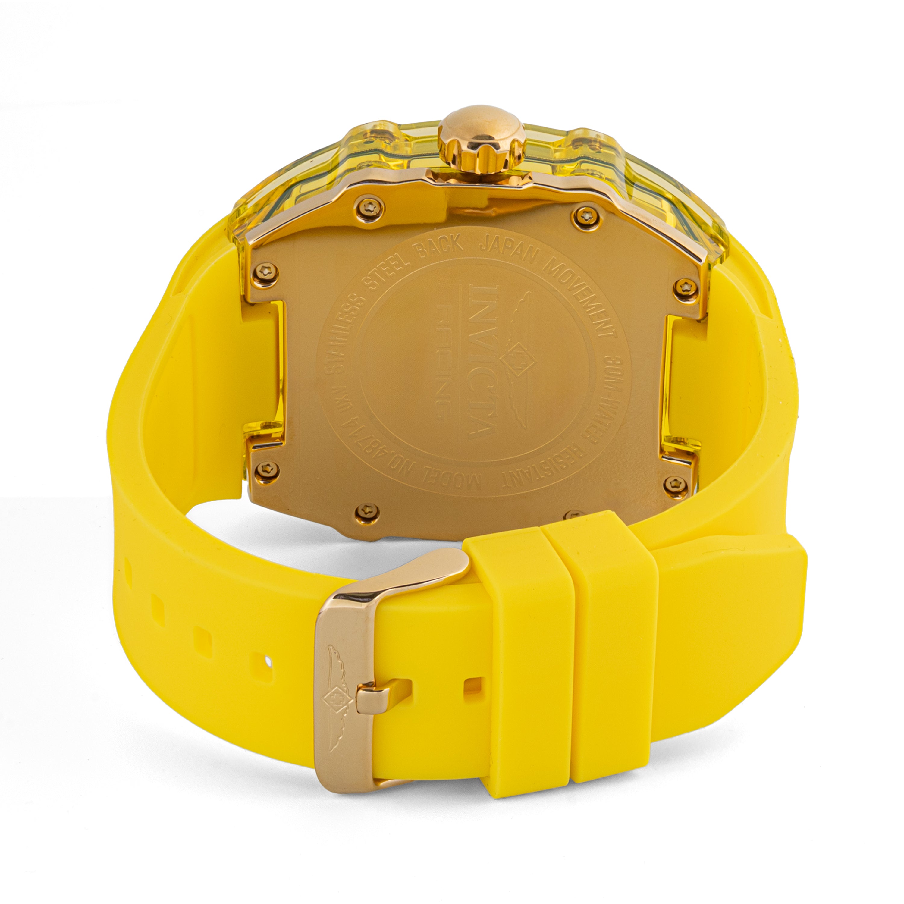 Invicta Racing Cyclone Men's Watch - 48.5mm. Yellow (48714)