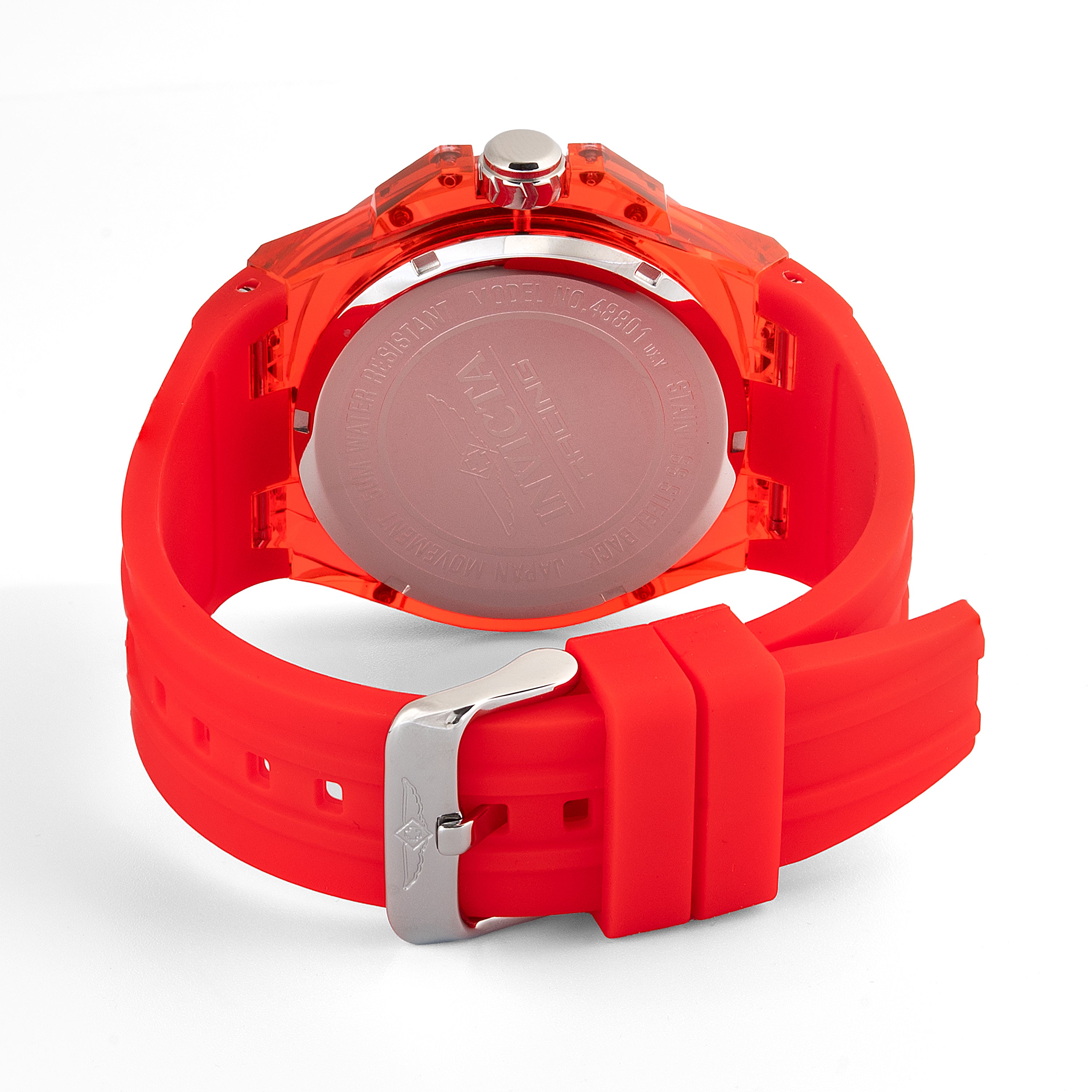 Invicta Racing Saphirex Men's Watch - 46mm. Red (48801)