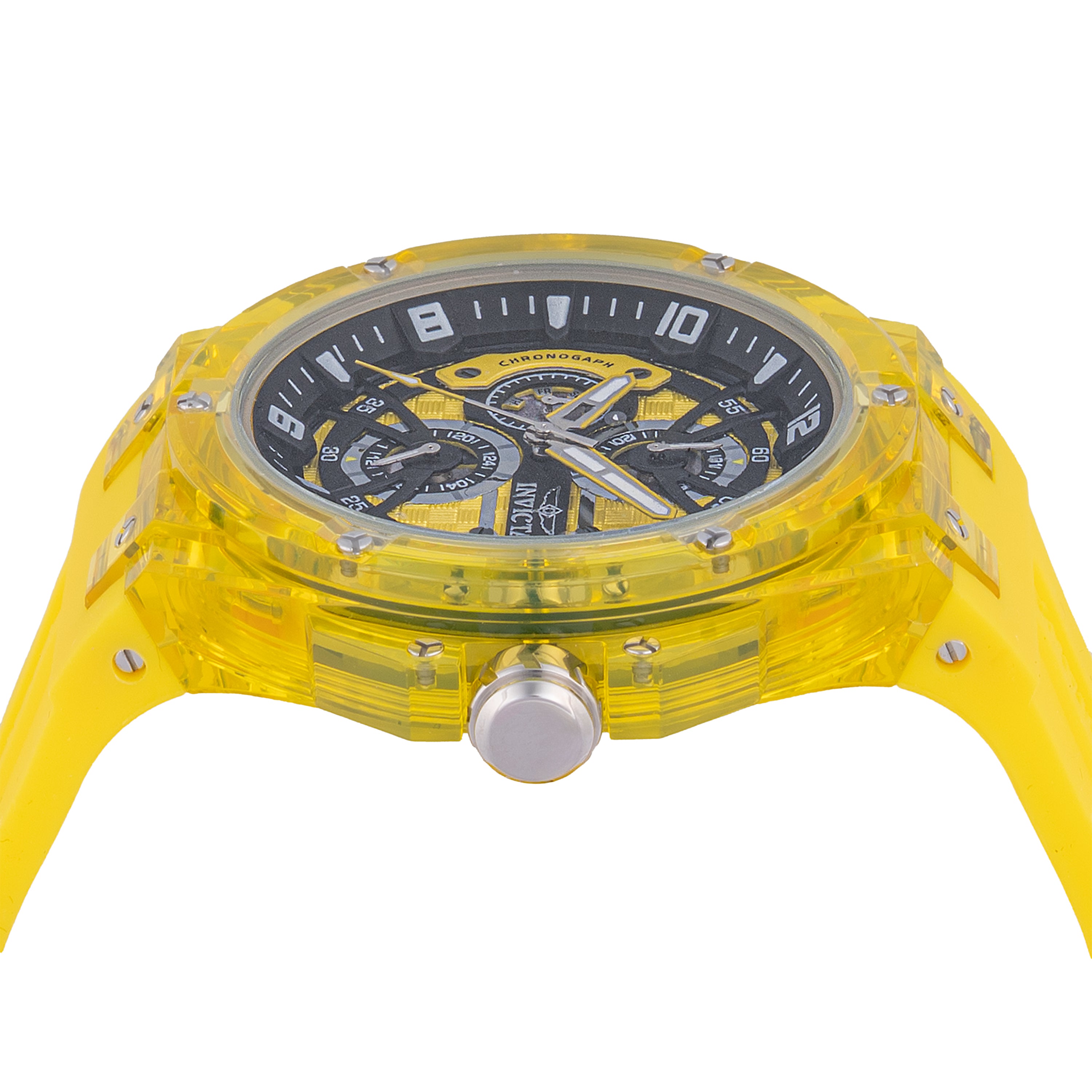 Invicta Racing Saphirex Saphirex Men's Watch - 46mm. Yellow (48802)