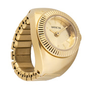 Invicta Mini Angel Velarise Women's Ring Watch - 16.5mm, Gold (48947)