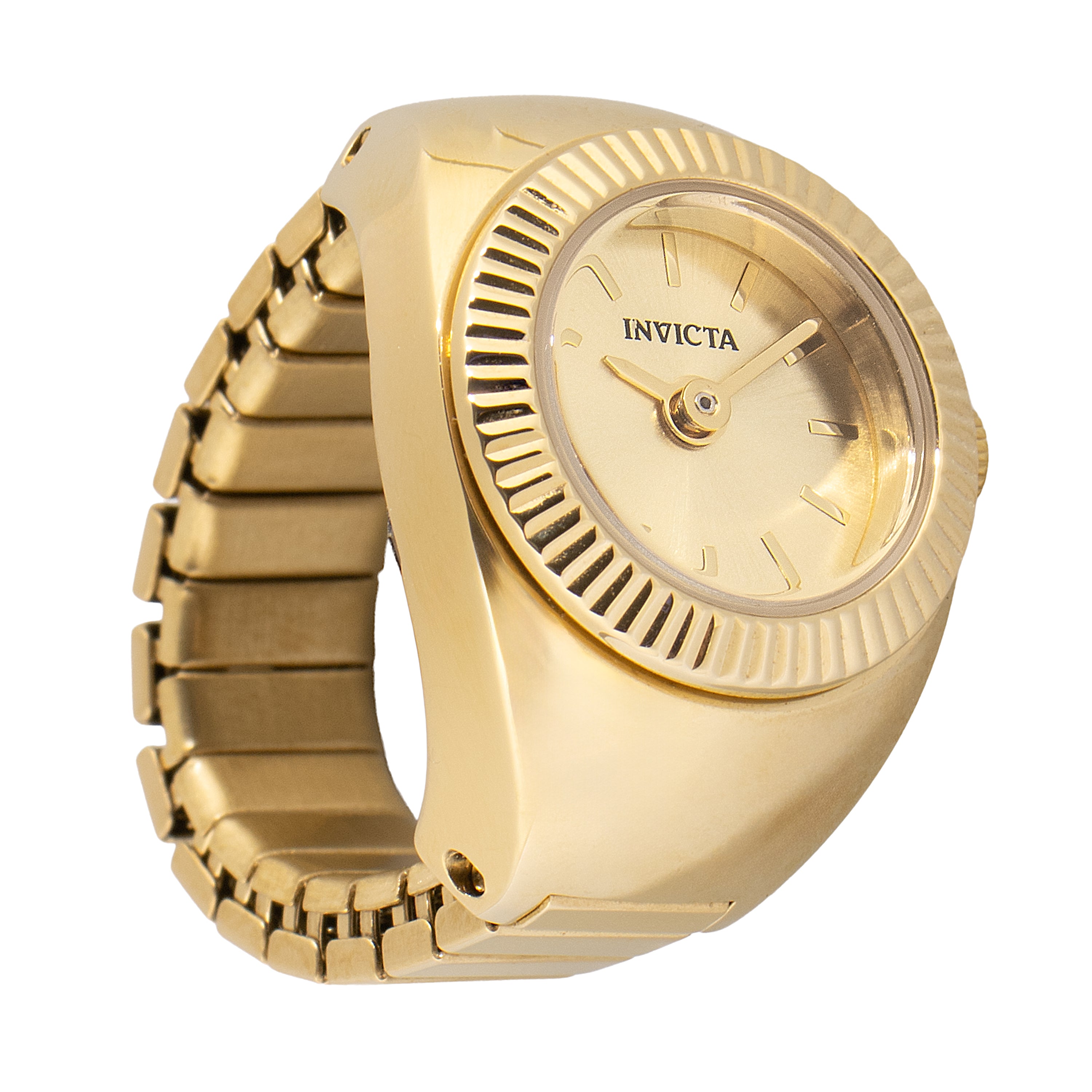 Invicta Mini Angel Velarise Women's Ring Watch - 16.5mm, Gold (48947)