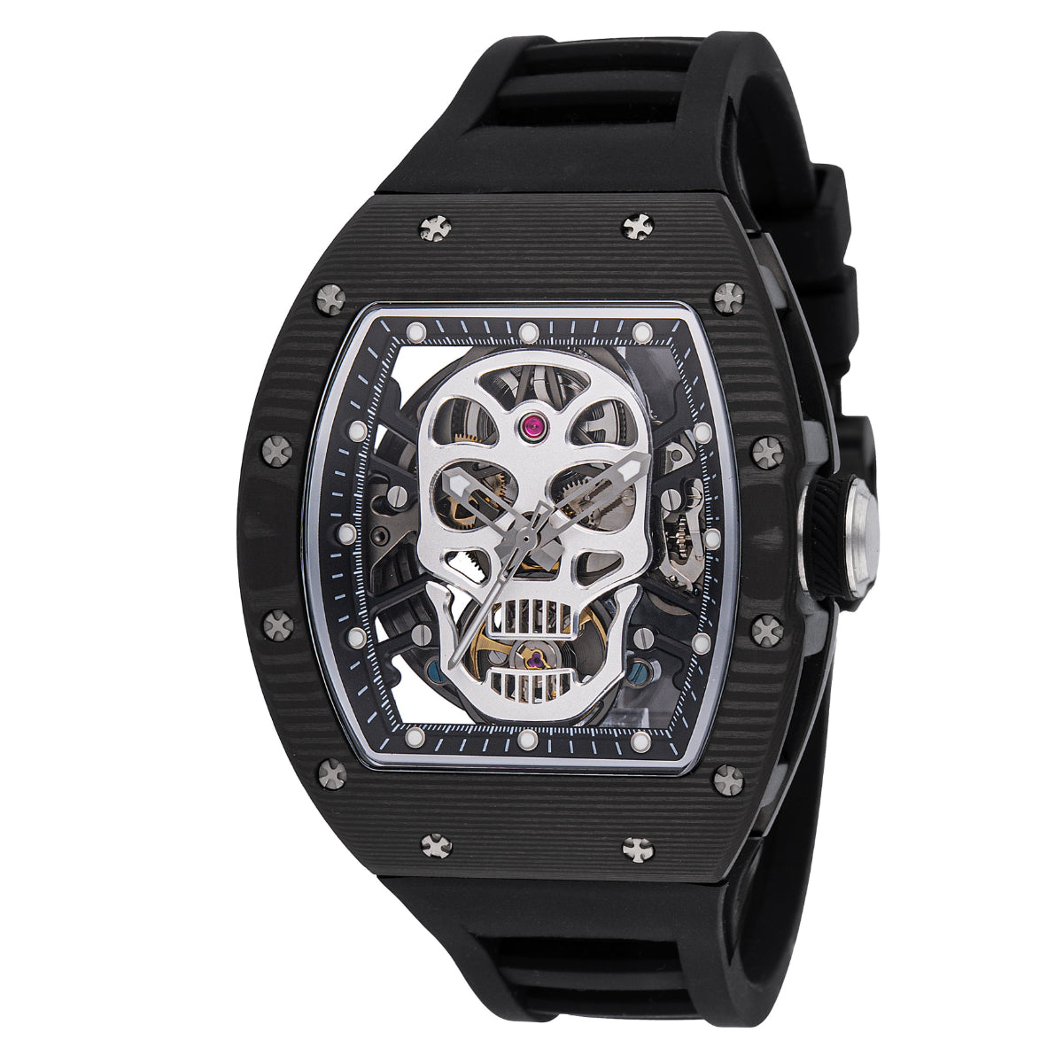 Invicta S1 Rally Automatic Crestpath Automatic Men's Watch w/ Skeleton Dial - 41mm. Black (49025)