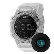 Invicta Invicta Racing Burnout Digital Men's Watch - 52mm, Transparent, White (49041)