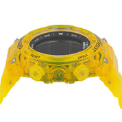 Invicta Racing Burnout Digital Men's Watch - 52mm. Transparent. Yellow (49044)