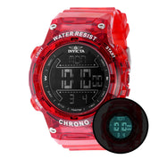 Invicta Racing Burnout Digital Men's Watch - 52mm. Transparent, Red (49045)