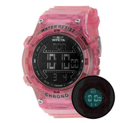 Invicta Racing Burnout Digital Men's Watch - 52mm. Transparent, Pink (49047)