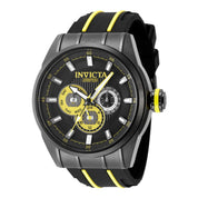 Open Box Invicta Speedway Trackline Men's Watch - 48mm, Yellow, Black (AIC-49052)