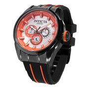 Invicta Speedway Trackline Men's Watch - 48mm. Orange, Black (49054)