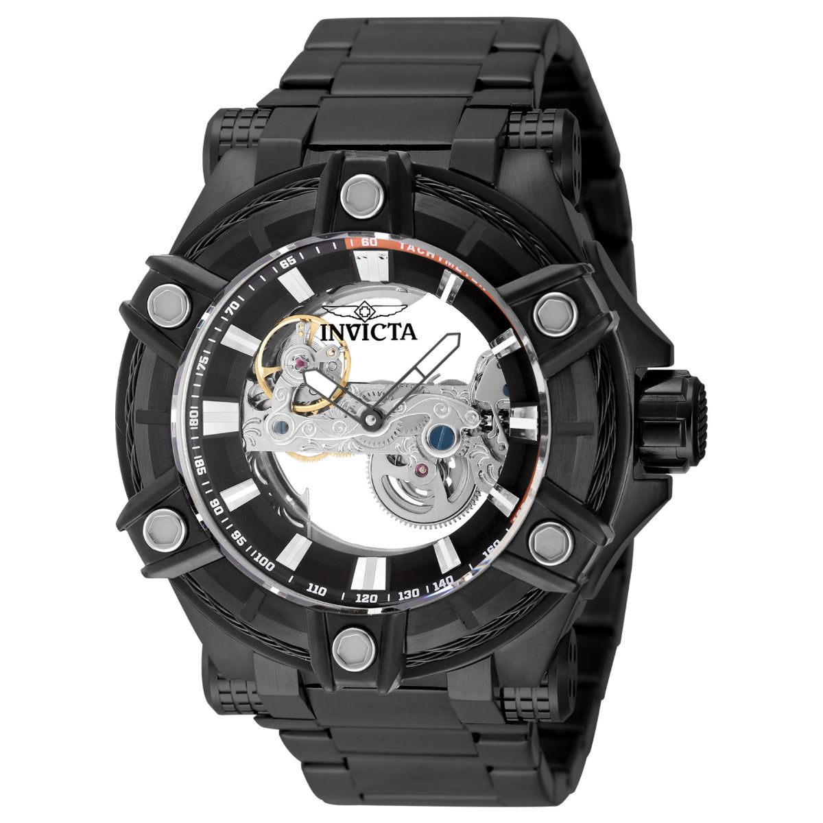 Open Box Invicta Bolt Phantom Automatic Men's Watch - 52mm, Black (AIC-49059)