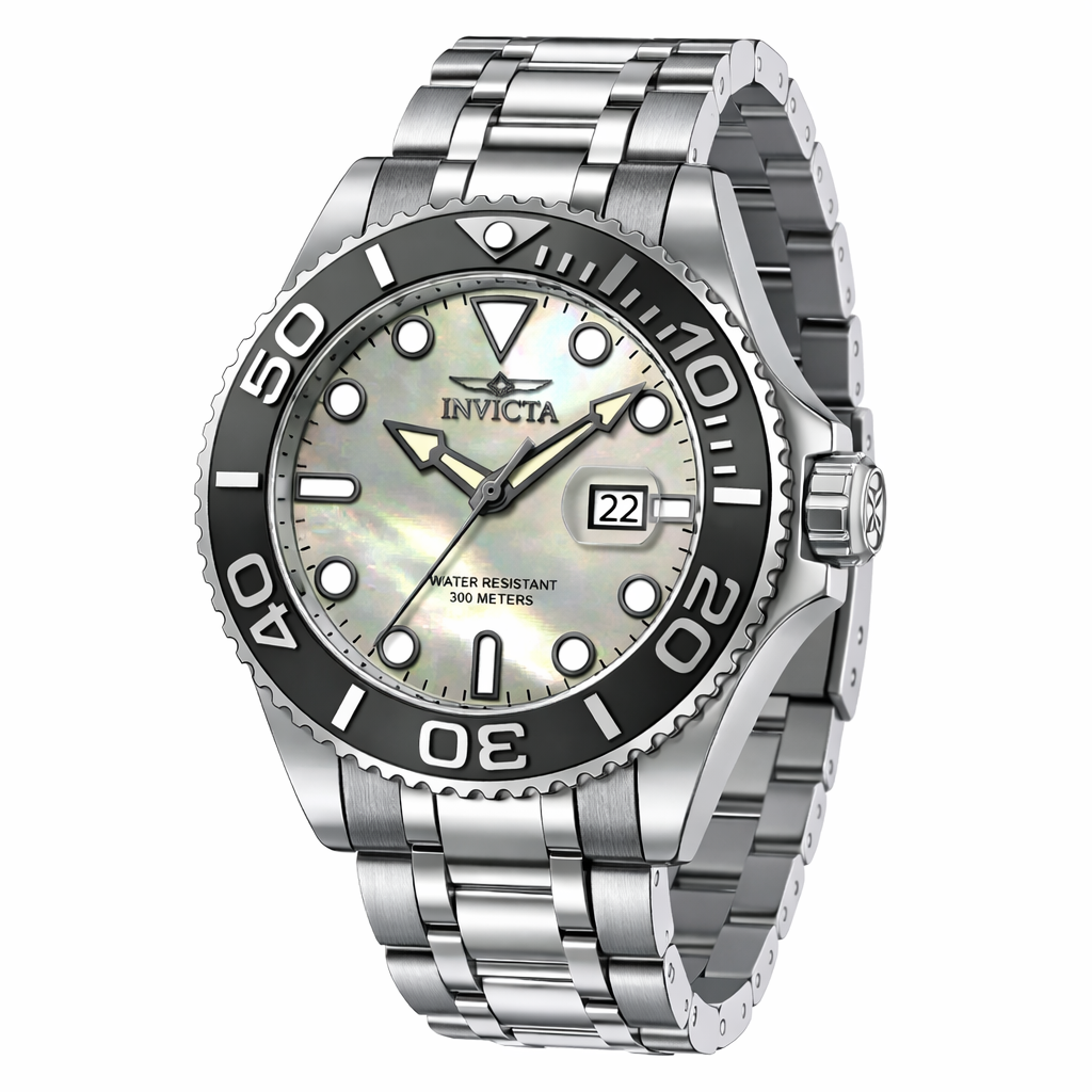 Invicta Grand Diver Men's Watch w/ Mother of Pearl Dial - 52mm, Steel (ZG-49153)