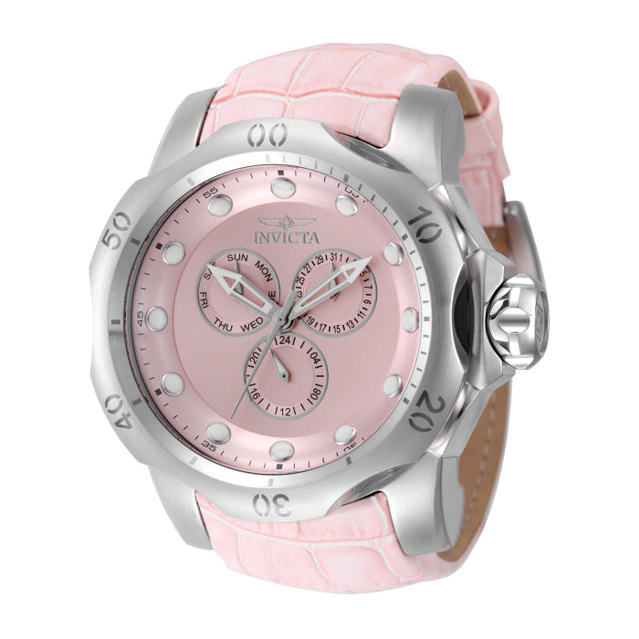 Open Box Invicta Venom Men's Watch - 53.5mm, Pink (AIC-49172)