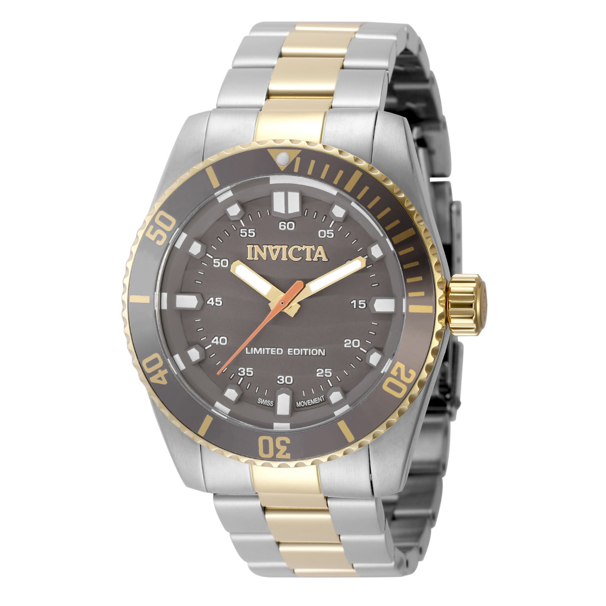 Invicta Pro Diver Swiss Limited Edition  Men's Watch - 42mm. Gold, Steel (49249)