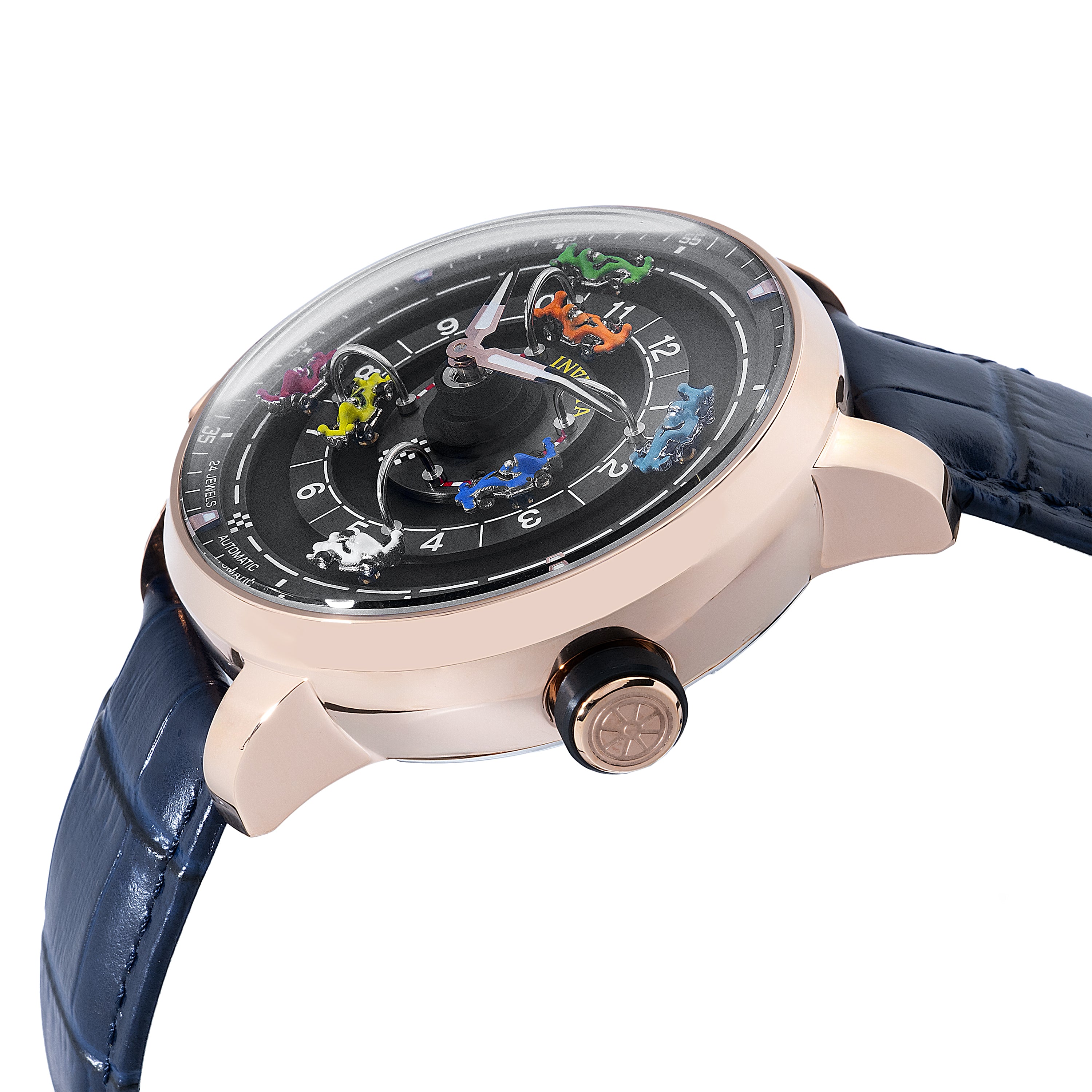 Invicta Racing Automatic Men's Watch - 46mm. Navy Blue with Interchangeable Strap (69135)