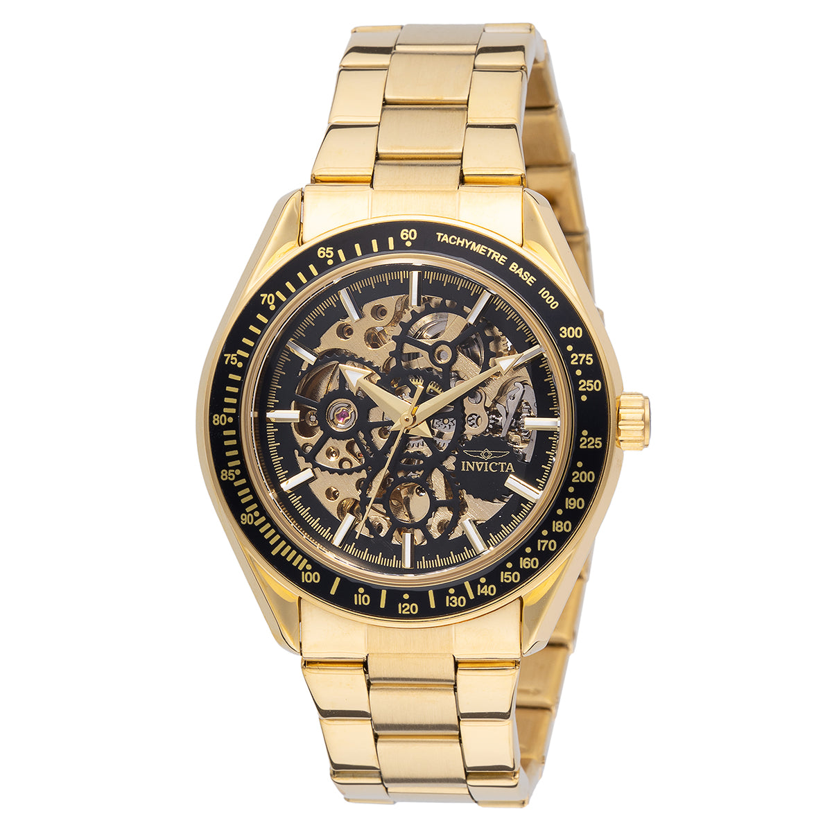 Invicta Objet D Art Excelsior Automatic Men's Watch w/ Skeleton Dial - 43mm. Gold (49502)