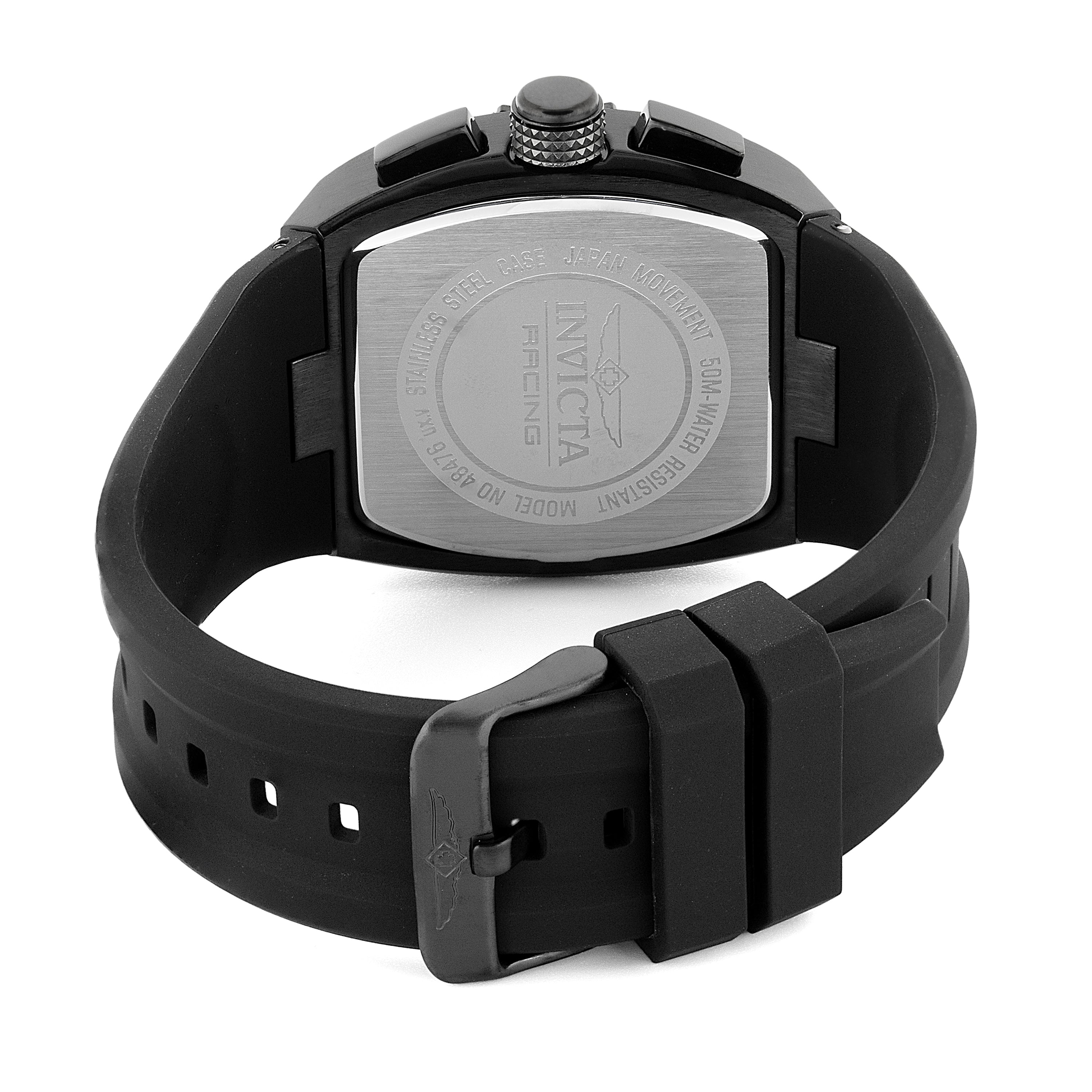 Invicta Racing Sector Grid Men's Watch - 43mm. Black (48476)