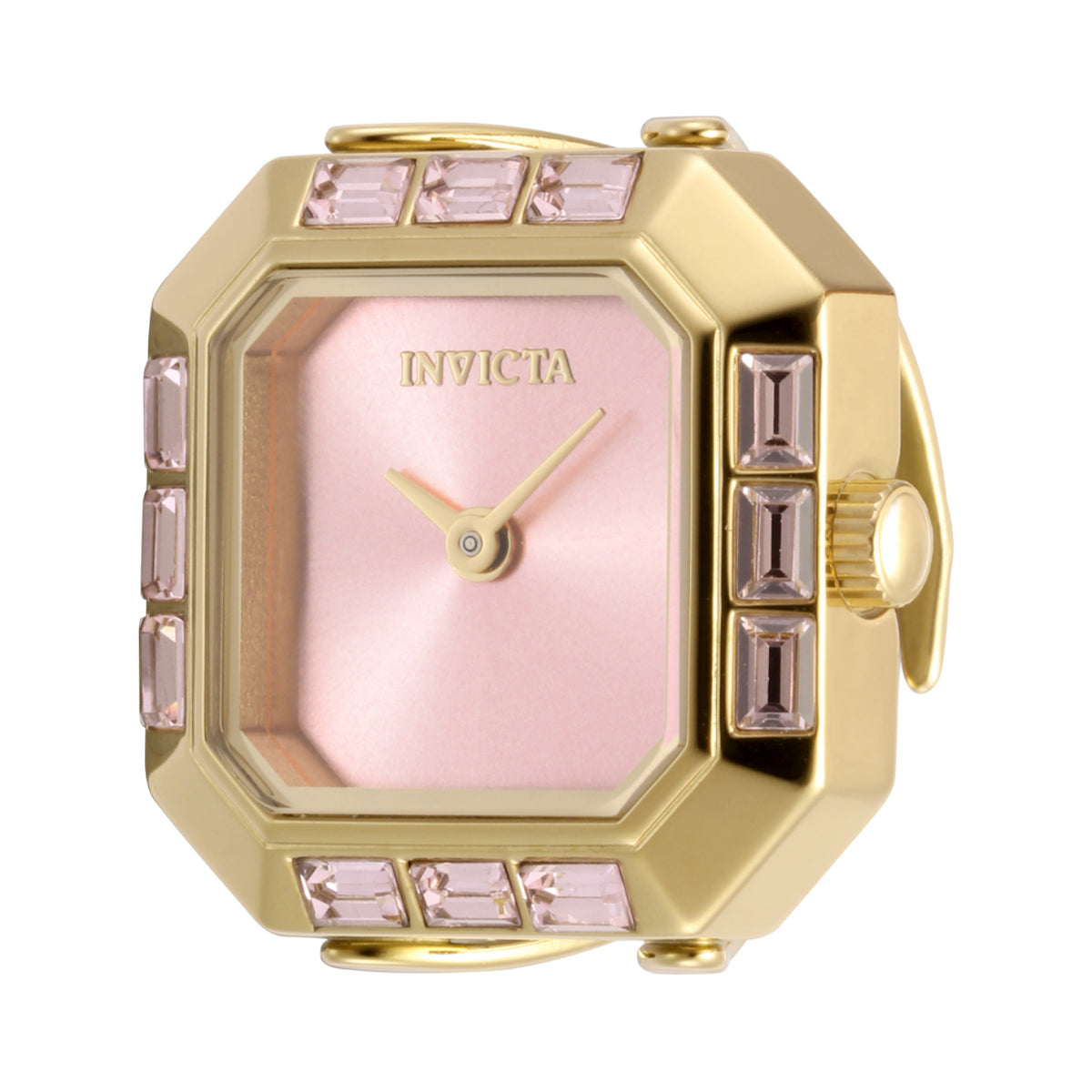 Invicta Mini Angel Women's Ring Watch - 21.5mm, Gold (ZG-49586)