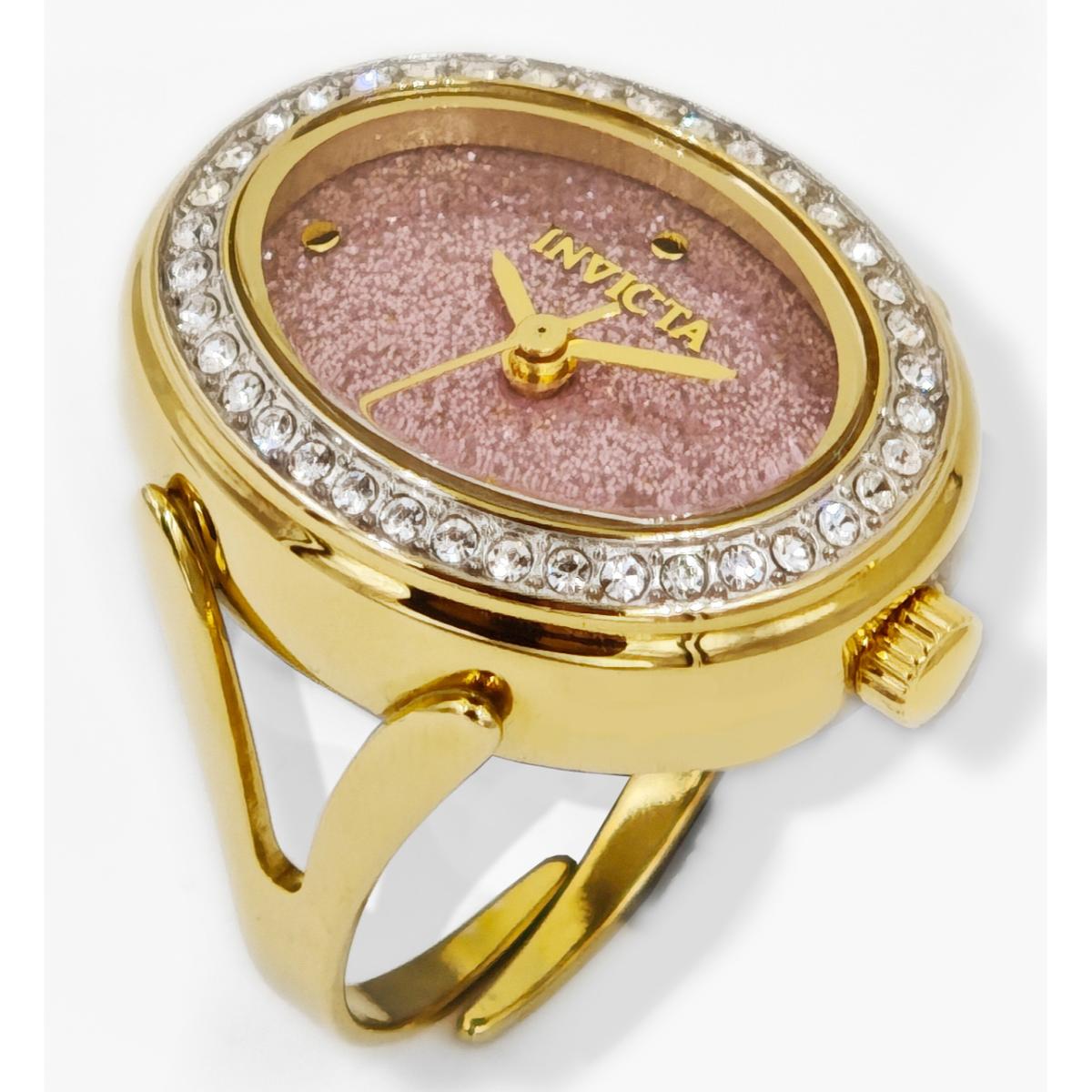 Invicta Mini Angel Women's Ring Watch - 24mm. Gold (49600)