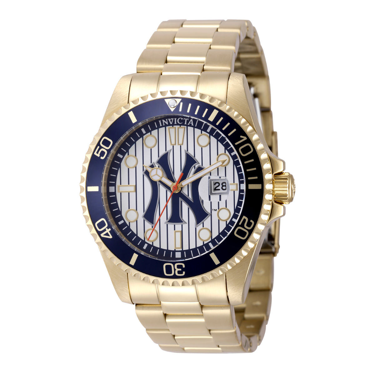Open Box Invicta Pro Diver New York Edition Men's Watch - 43mm, Gold (AIC-49858)