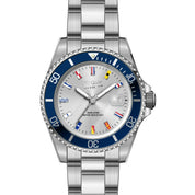 Invicta Men's 49885 Pro Diver  Quartz 3 Hand Silver Dial Watch (ZG-49885)