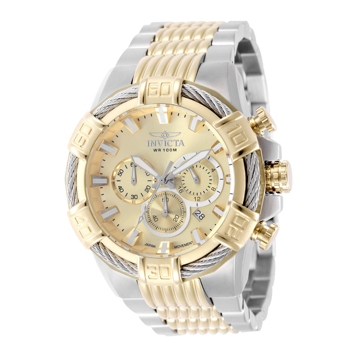 Invicta Bolt Men's Watch - 51mm, Gold, Steel (ZG-49902)
