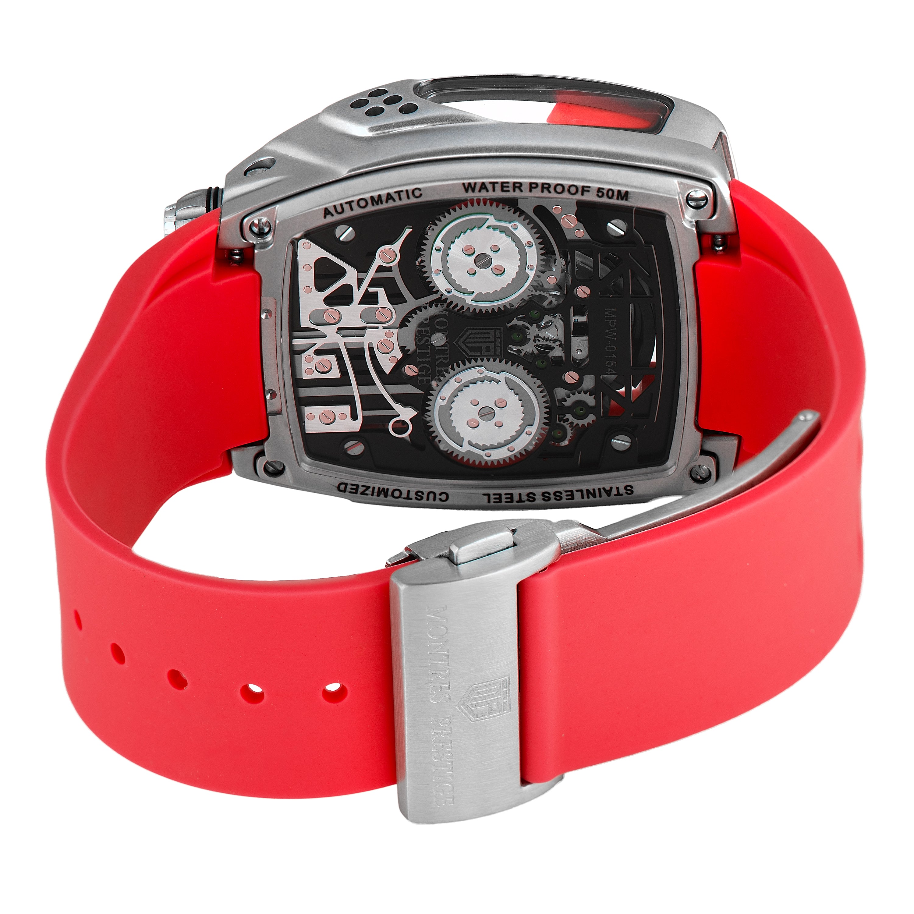 Montres Prestige X Invicta Automatic Men's Watch - 44mm. Red (MPW-0161)