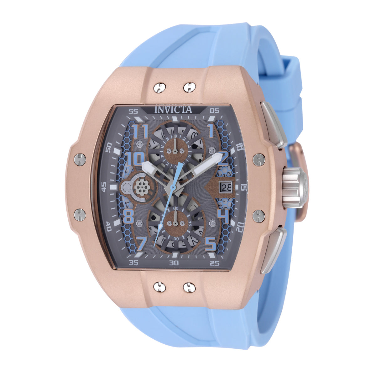 Open Box Invicta Invicta Racing Invicta Racing Men's Watch - 47mm, Light Blue (AIC-50410)
