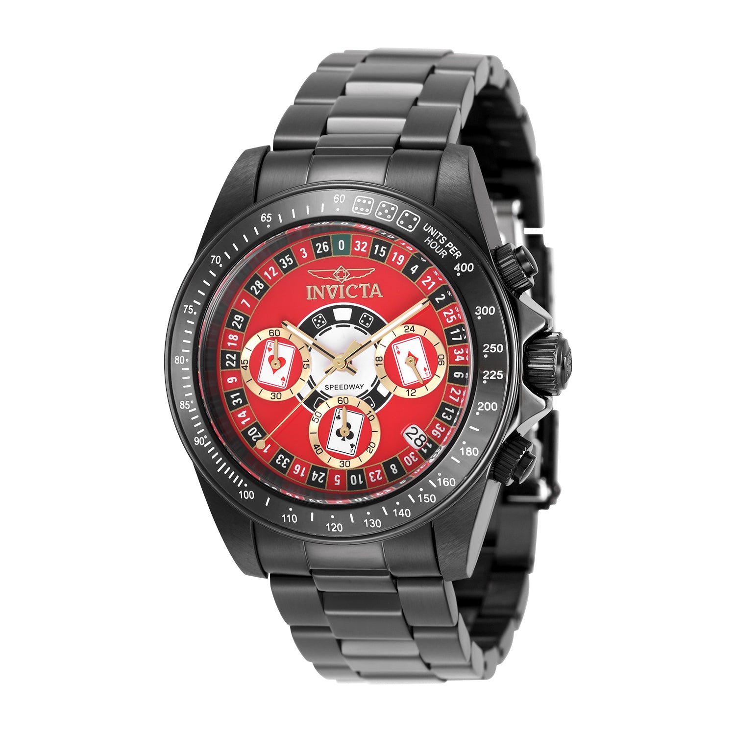 Invicta Speedway Montecarlo Men's Watch - 39.5mm. Black (50497)