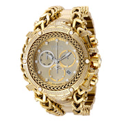 Invicta Gladiator 1.75 Carat Diamond Swiss Ronda Z60 Caliber Men's Watch - 58mm. Gold (50513)