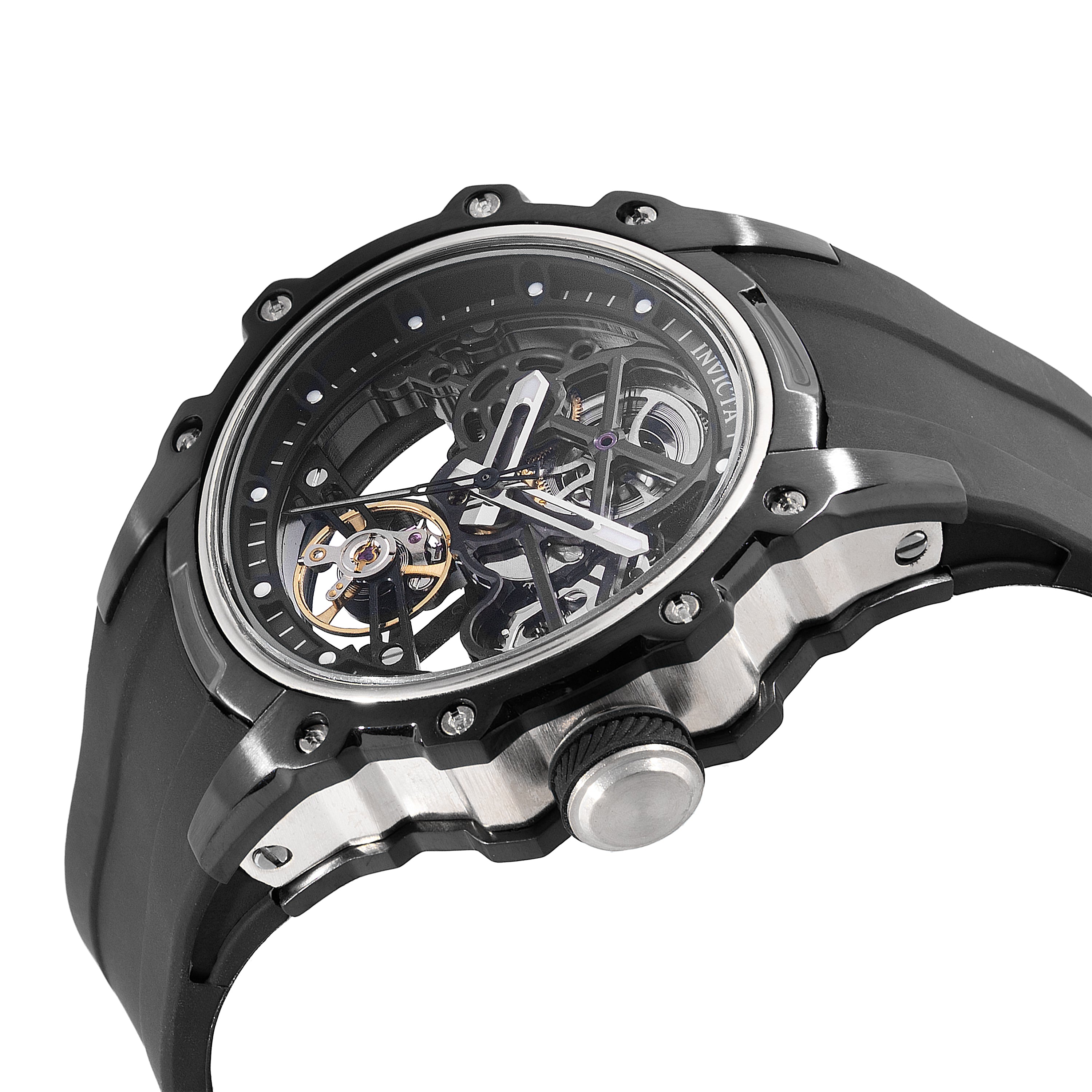 Invicta S1 Rally I by Invicta Automatic Men's Watch w/ Skeleton Dial - 43mm, White (69003)