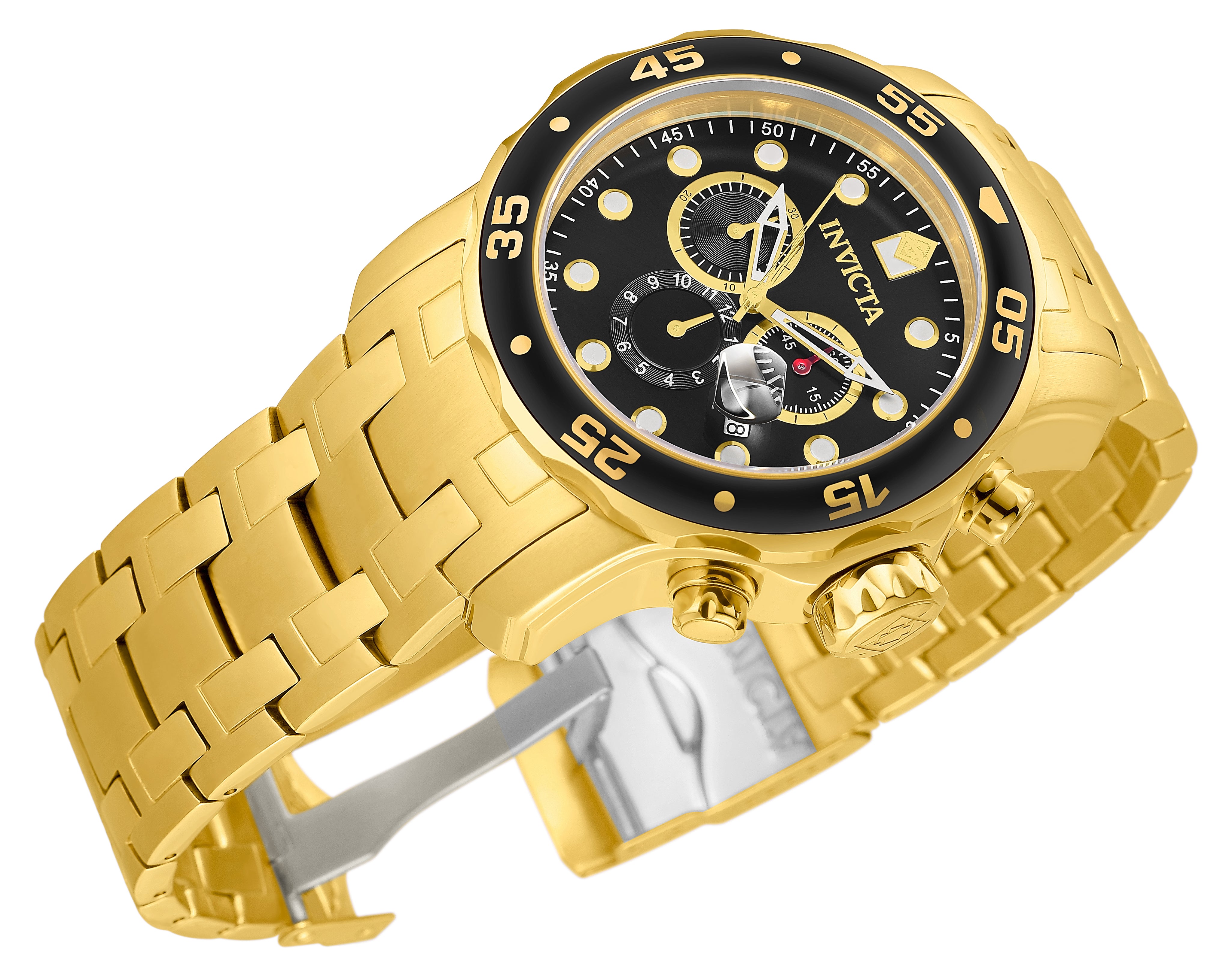 Invicta Pro Diver SCUBA Men's Watch - 48mm. Gold (0072)