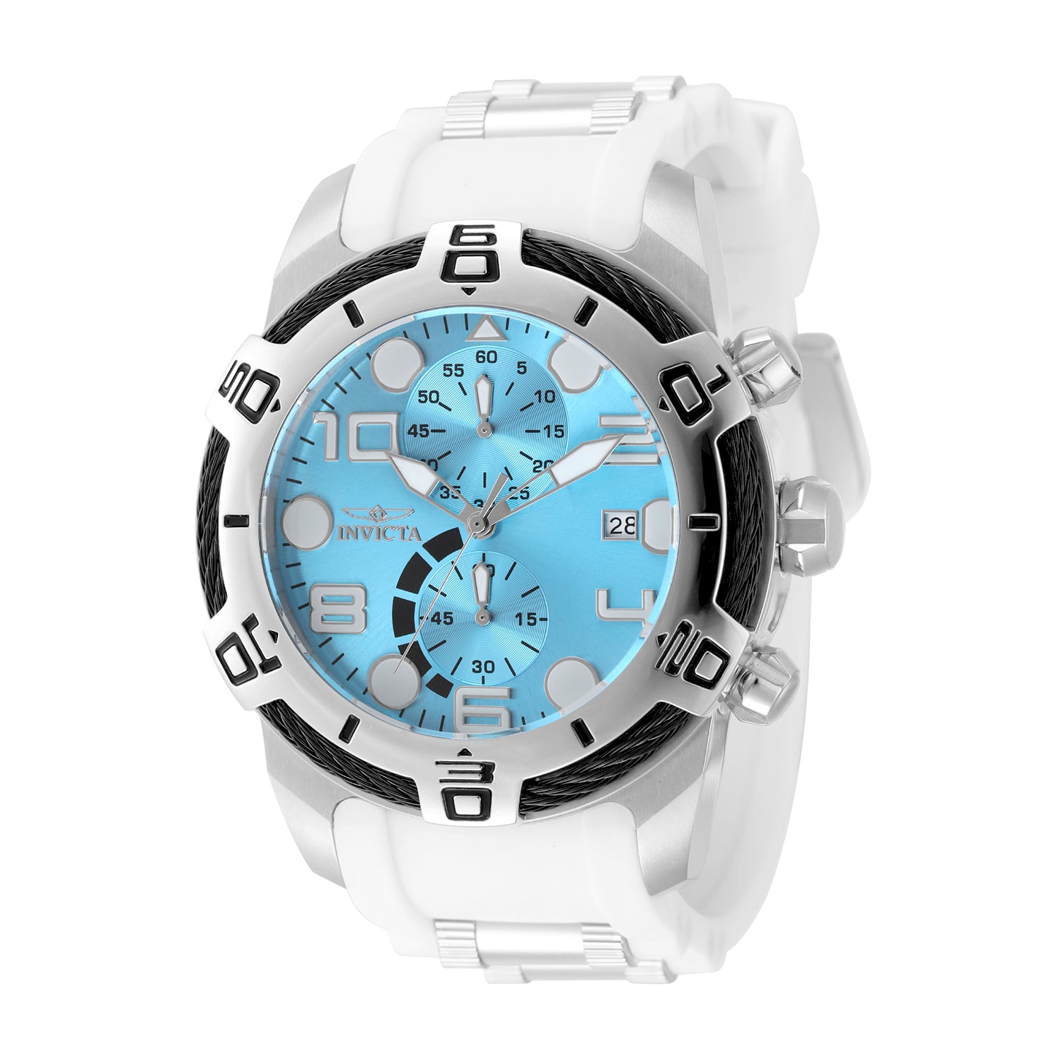 Invicta Bolt Nexus X Men's Watch - 50mm. White. Steel (50584)